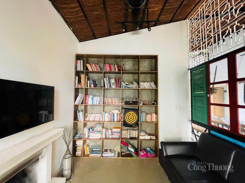 Không gian đọc sách khiến mọi áp lực công việc của nhịp sống đô thị dường như tan biến. Ảnh: TK