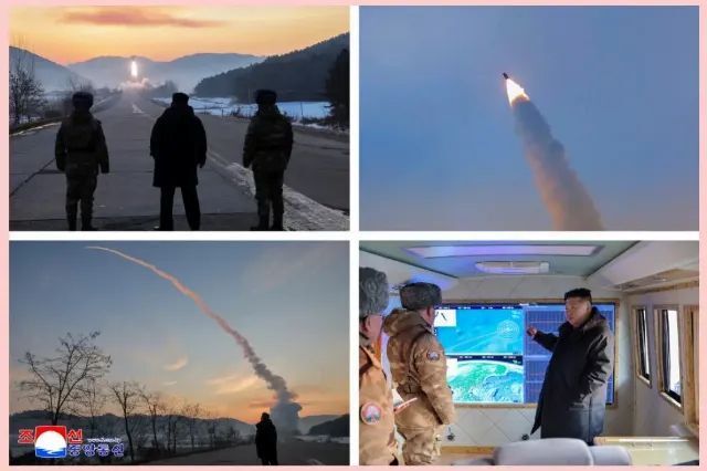 Vụ thử tên lửa siêu vượt âm của Triều Tiên. Ảnh: KCNA