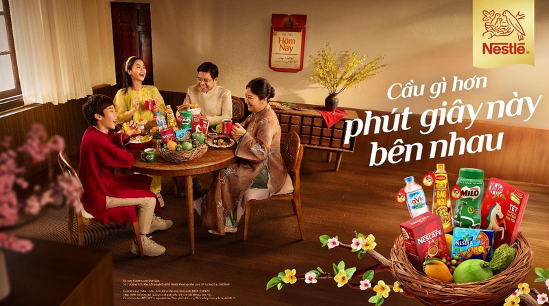 Nestlé Việt Nam vừa khởi động chiến dịch Tết 2026 với thông điệp “Cầu gì hơn phút giây này bên nhau”