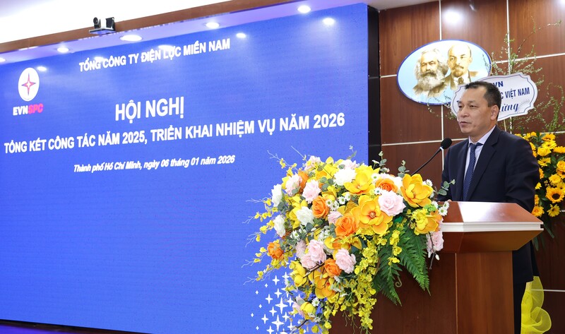 Ông Đặng Hoàng An - Chủ tịch Hội đồng thành viên EVN. Ảnh: EVNSPC