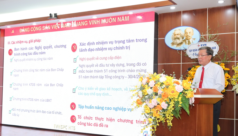 Ông Lâm Xuân Tuấn - Phó Tổng giám đốc EVNSPC.