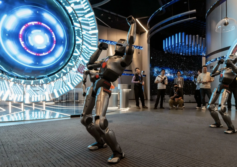 Trí tuệ nhân tạo là chủ đề được nhiều người quan tâm. Ảnh: Bloomberg