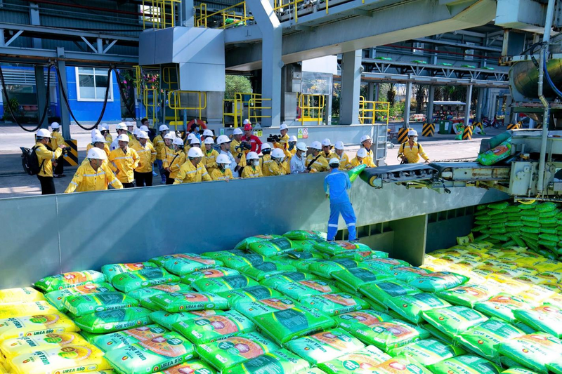 Sản lượng Urea đạt kỷ lục cao nhất trong lịch sử vận hành Nhà máy (Ảnh PVCFC)