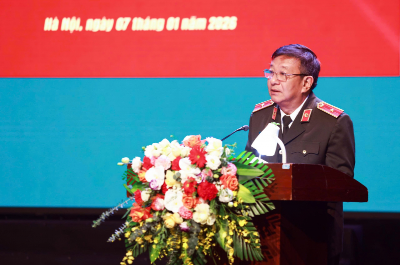 Thiếu tướng Đỗ Triệu Phong phát biểu tại buổi lễ