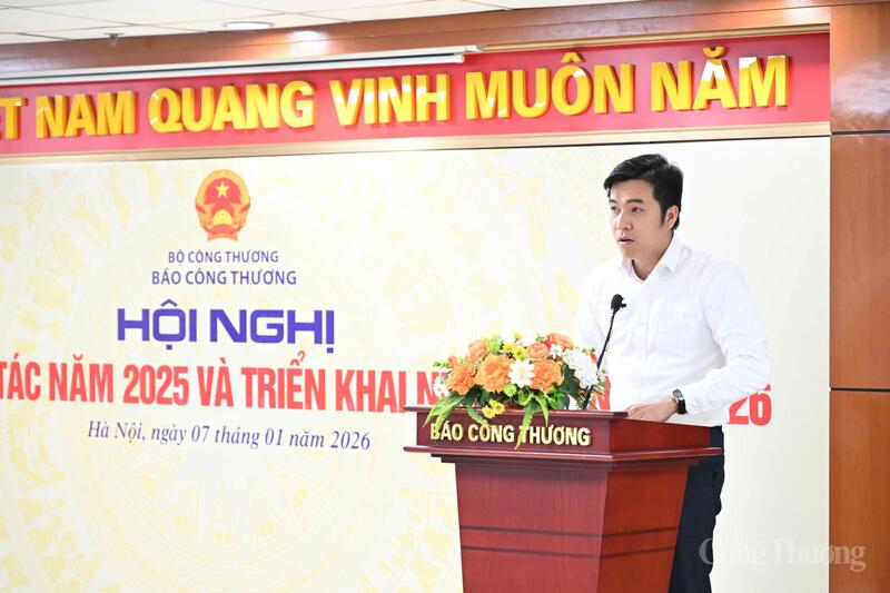 Giám đốc Trung tâm Đa phương tiện và Nội dung số Công Thương Nguyễn Sĩ Cường. Ảnh: Cấn Dũng