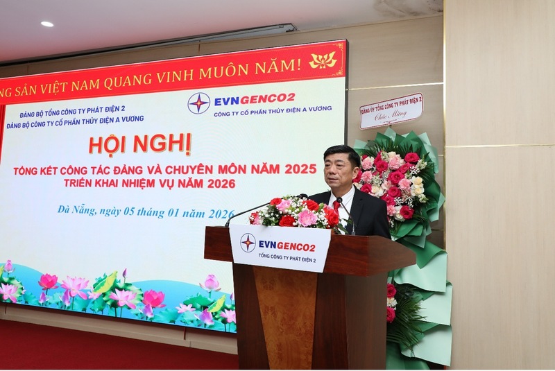 Đồng chí Lưu Ngọc Mai Phi, Bí thư Đảng ủy, Chủ tịch HĐQT AVC phát biểu tại Hội nghị. Ảnh: Bình An