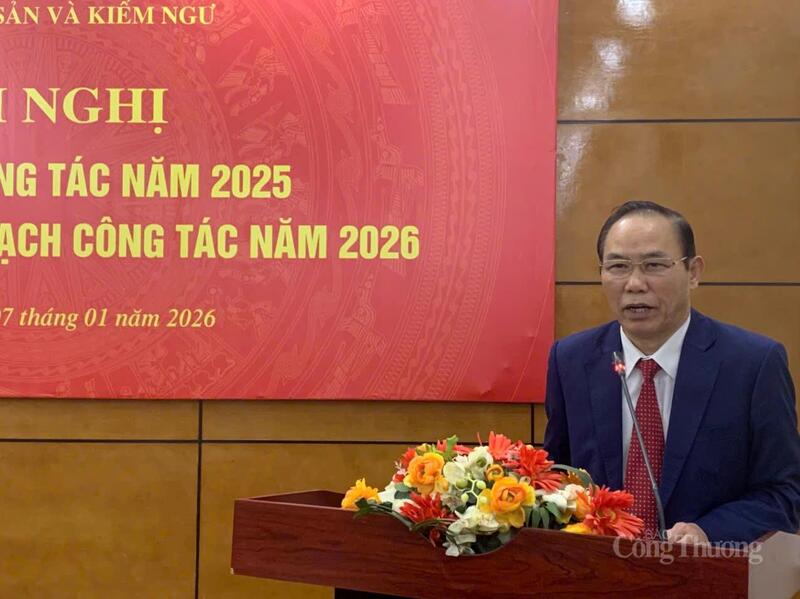 Thứ trưởng Bộ Nông nghiệp và Môi trường Phùng Đức Tiến phát biểu kết luận tại hội nghị. Ảnh. N.H