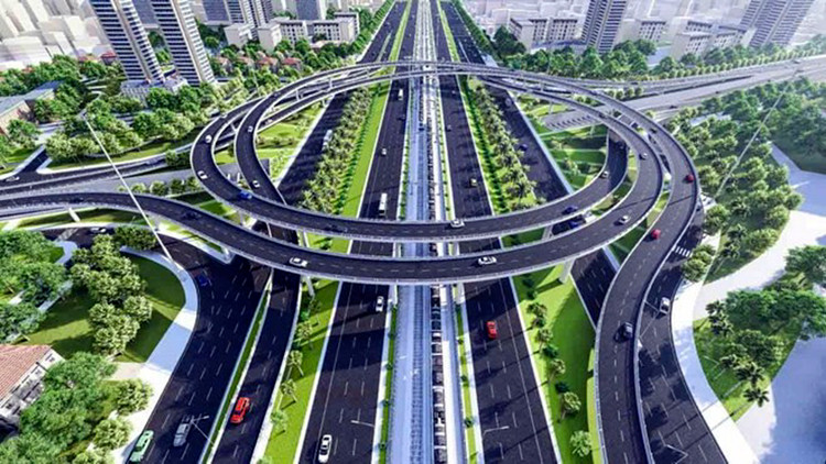 Hệ thống hạ tầng giao thông khu tây Hà Nội ngày càng đồng bộ và hoàn thiện.