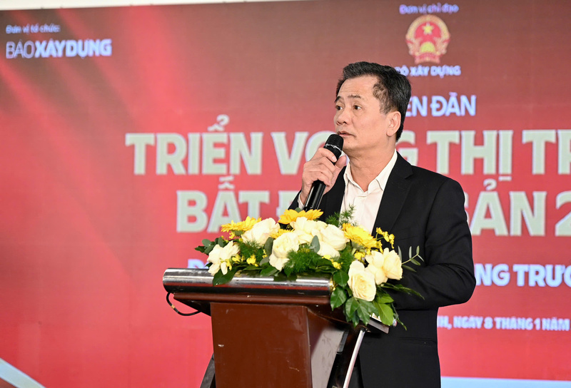 TS. Nguyễn Văn Đính - Phó chủ tịch Hiệp hội Bất động sản Việt Nam chia sẻ tại diễn đàn.