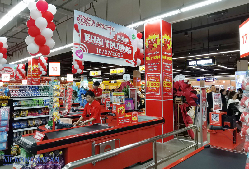 Thương mại, dịch vụ của Hưng Yên năm 2025 tiếp tục duy trì mức tăng trưởng khá, tổng mức bán lẻ hàng hóa và doanh thu dịch vụ đạt khoảng 229.451 tỷ đồng, tăng 9,5%. Ảnh: Ngọc Linh