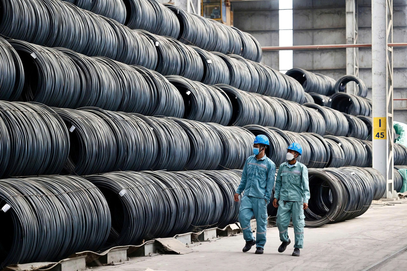 Hòa Phát đã sản xuất được nhiều loại thép chất lượng cao. Ảnh: Nguyễn Nghi