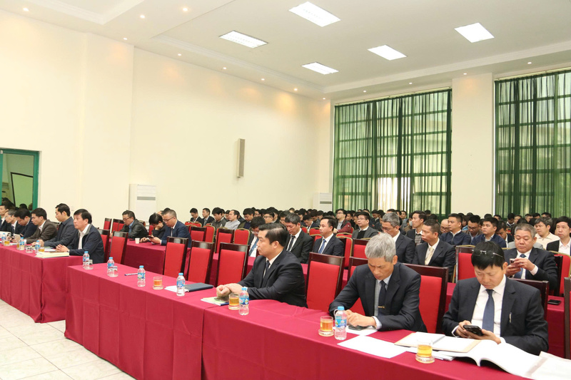 Các đại biểu dự Hội nghị tổng kết công tác năm 2025, phương hướng nhiệm vụ năm 2026 của Viện Nghiên cứu Cơ khí