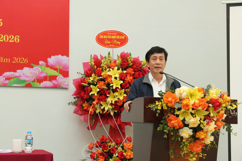 Ông Phan Văn Bản, Phó Bí thư chuyên trách Đảng ủy Bộ Công Thương phát biểu tại hội nghị