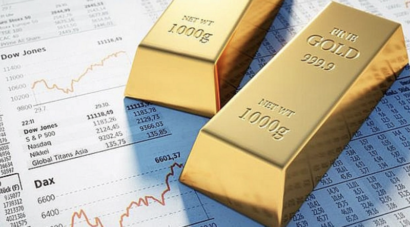 Giá vàng thế giới giao ngay mới có phiên giảm. Ảnh minh họa