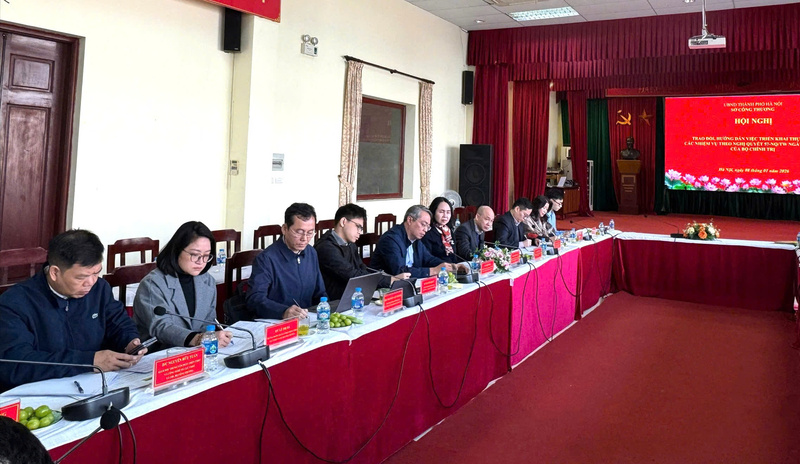 Bộ Công Thương làm việc với Sở Công Thương Hà Nội về đẩy mạnh triển khai các nhiệm vụ của Nghị quyết 57-NQ/TW.