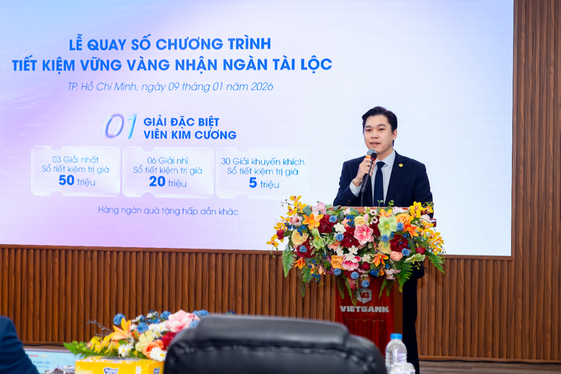 Ông Võ Duy Anh Dũng – Giám đốc Khối Bán lẻ Vietbank phát biểu tại sự kiện