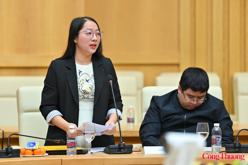 Bà Nguyễn Thị Trang Ngân - đại diện Cục Thống kê (Bộ Tài chính). Ảnh: Nam Nguyễn