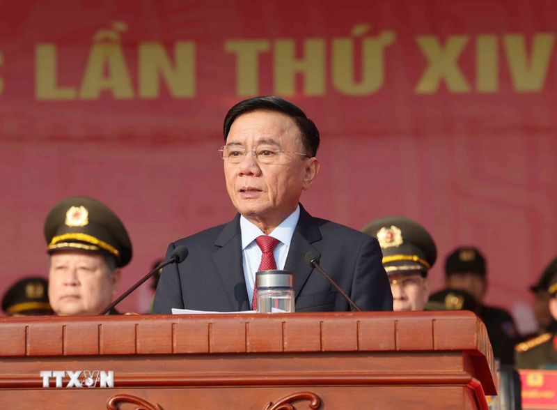 Đồng chí Trần Cẩm Tú, Uỷ viên Bộ Chính trị, Thường trực Ban Bí thư phát biểu chỉ đạo. Ảnh: Phương Hoa/TTXVN