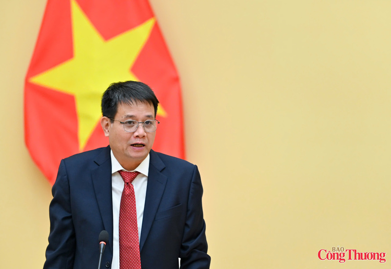 Ông Phùng Mạnh Ngọc - Cục trưởng Cục Hóa chất (Bộ Công Thương) phát biểu tại hội nghị. Ảnh: Nam Nguyễn