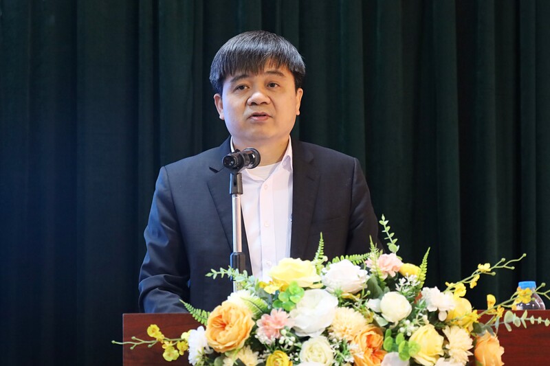 Viện trưởng Viện Nghiên cứu Chiến lược, Chính sách Công Thương Nguyễn Văn Hội phát biểu khai mạc hội nghị