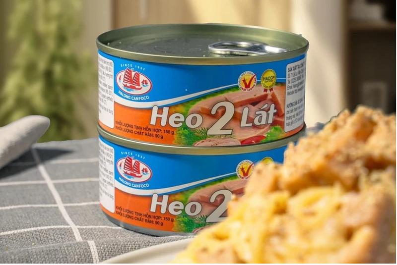 Các sản phẩm của Halong Canfoco bị đặt nghi vấn về chất lượng. Ảnh: Halong Canfoco.