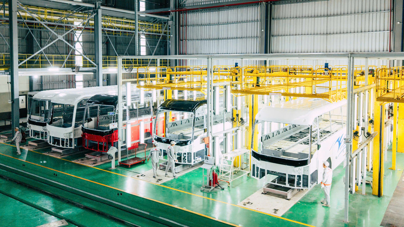 Sản xuất ô tô là điểm sáng của công nghiệp thành phố Huế năm vừa qua và trong thời gian tới. Ảnh: H. Minh