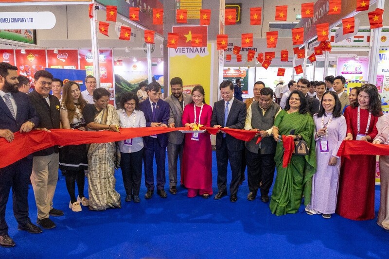 Gian hàng Việt Nam tại Hội chợ thực phẩm World Food India 2025.