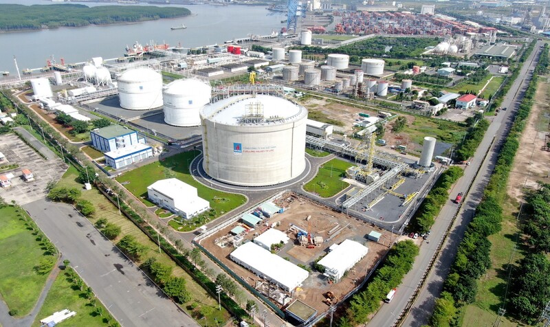 Kho LNG của PV GAS tại Thị Vải.