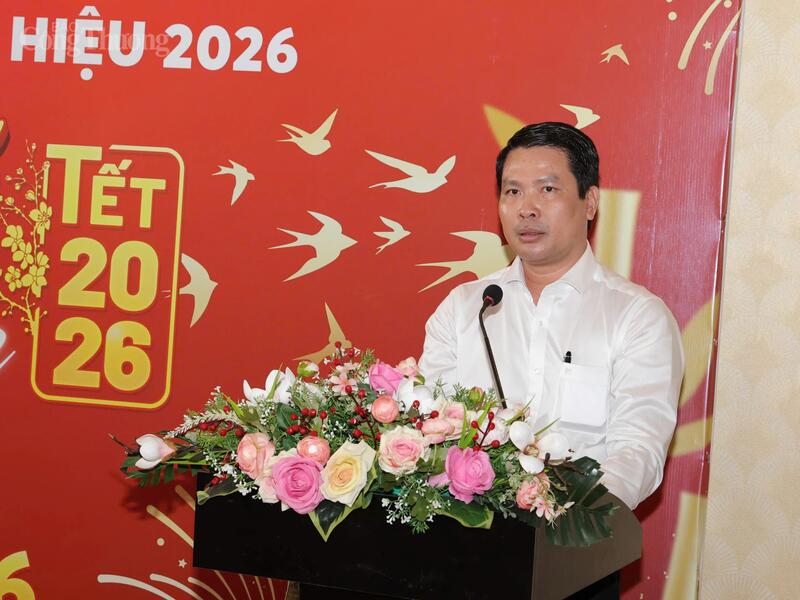 Ông Hà Vũ Sơn, Giám đốc Sở Công Thương TP. Cần Thơ phát biểu tại buổi khai mạc. Ảnh: Khánh Ngọc.