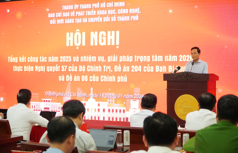 Bí thư Thành ủy TP. Hồ Chí Minh Trần Lưu Quang. Ảnh: Minh Khuê.