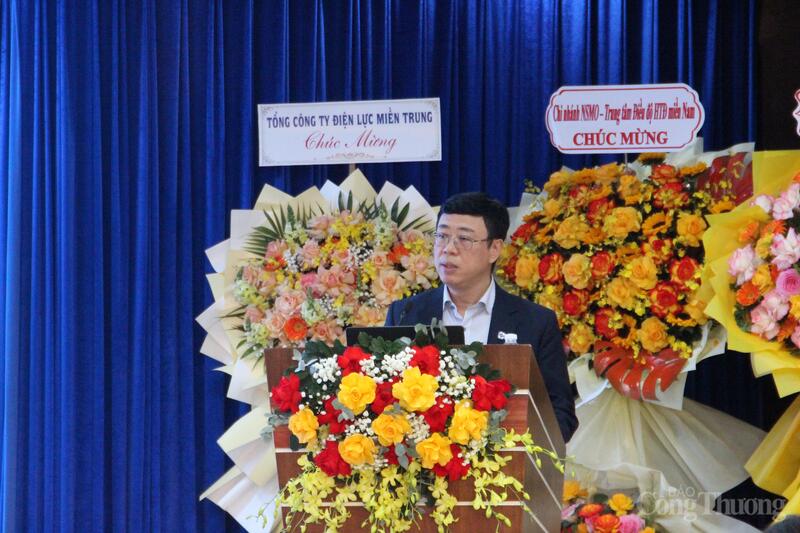 Ông Nguyễn Đức Cường - Chủ tịch HĐTV NSMO nhấn mạnh, mỗi người làm công tác điều độ điện tự hào vì vinh dự gánh giữ trọng trách đảm bảo cung cấp điện.