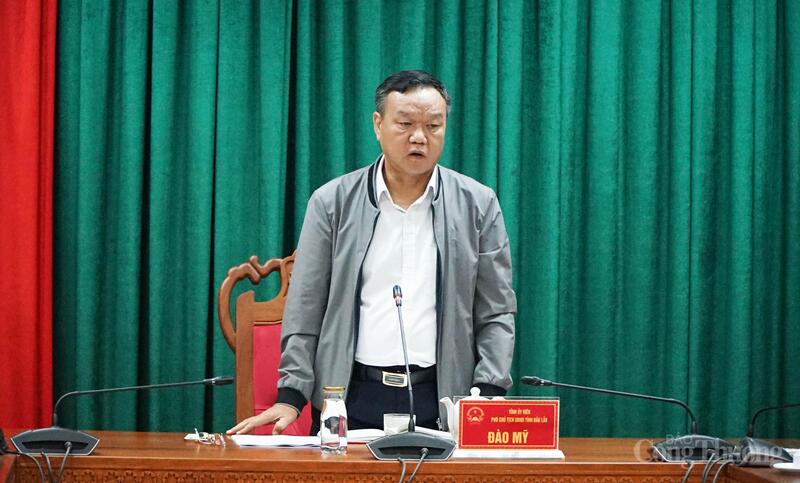 Ông Đào Mỹ - Trưởng Ban Chỉ đạo 389, Phó Chủ tịch UBND tỉnh Đắk Lắk phát biểu chỉ đạo. Ảnh: Vũ Long