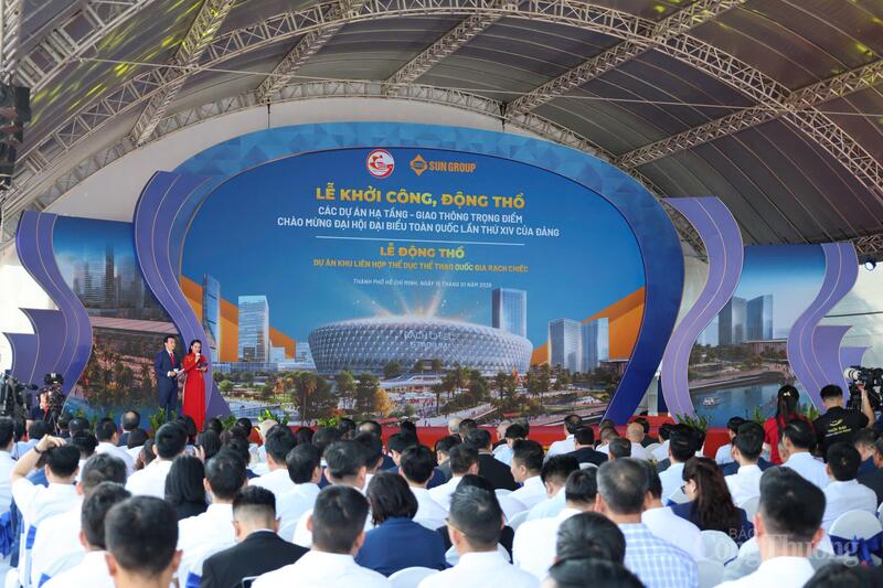 Quang cảnh buổi lễ.