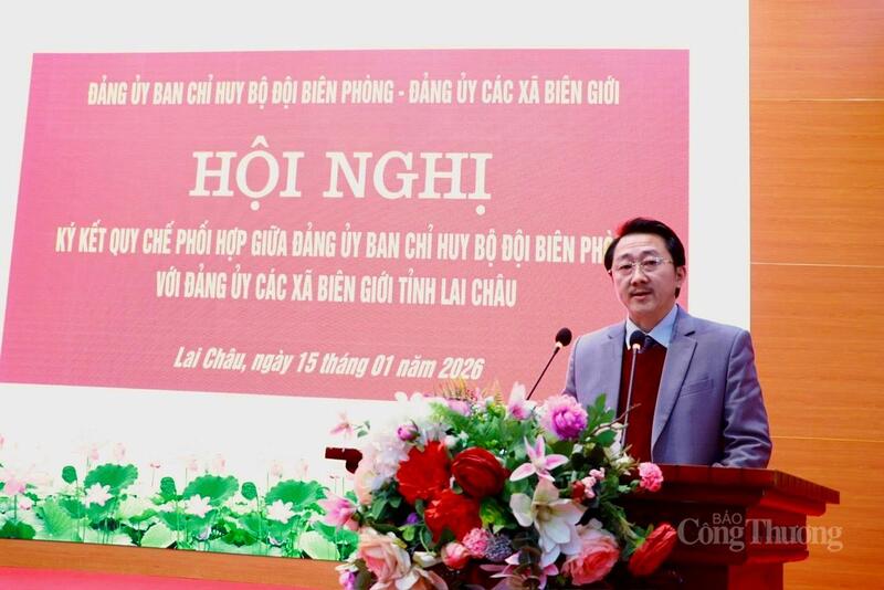 Phó Bí thư Thường trực Tỉnh ủy Lai Châu Sùng A Hồ phát biểu chỉ đạo hội nghị.