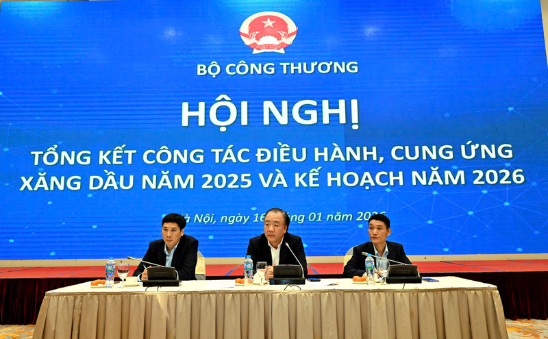 Hội nghị tổng kết công tác điều hành, cung ứng xăng dầu năm 2025 và kế hoạch năm 2026. Ảnh: Cấn Dũng