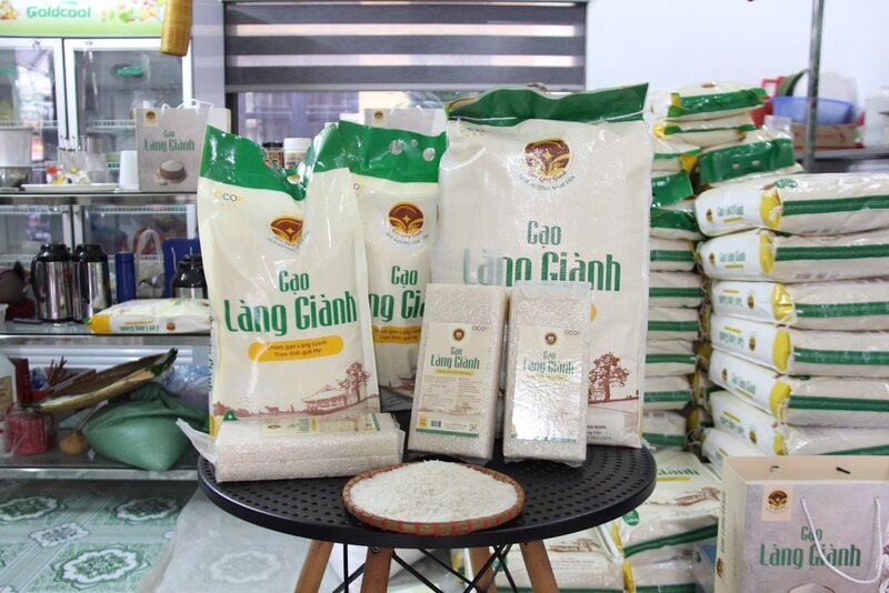 Gạo làng Giành là đặc sản địa phương tỉnh Hưng Yên. Ảnh: N.M