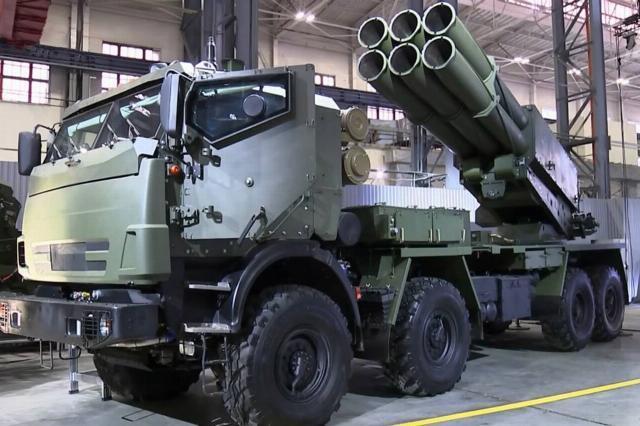 Hệ thống pháo phản lực Sarma của Nga. Ảnh: RIAN