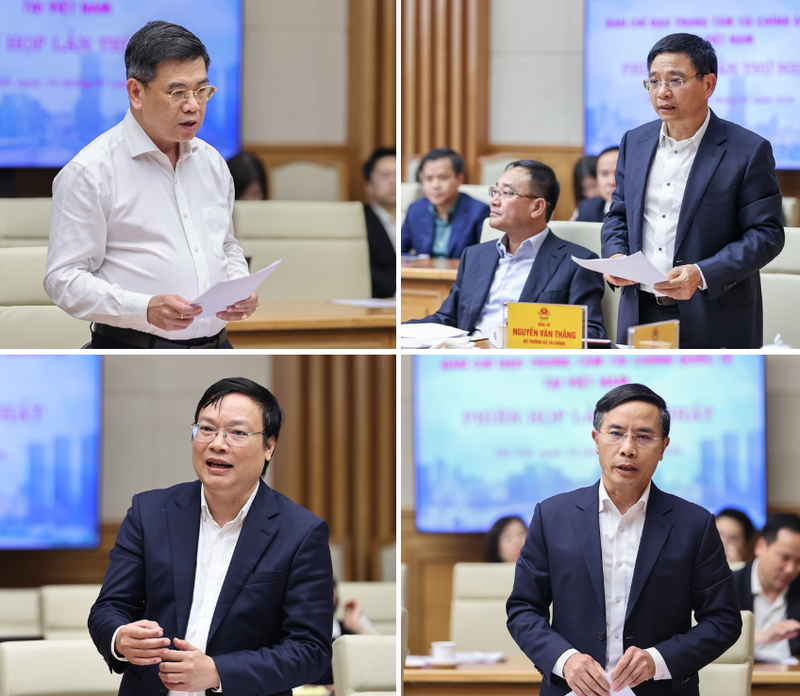 Các đại biểu phát biểu - Ảnh: VGP/Nhật Bắc