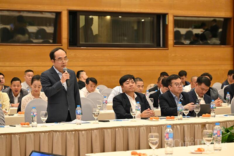 Ông Nguyễn Sỹ Cường - Phó Tổng Giám đốc Tập đoàn Xăng dầu Việt Nam (Ảnh: Cấn Dũng)