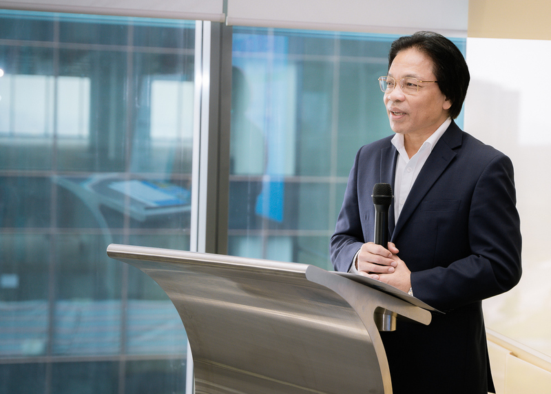 Ông Nguyễn Xuân Quy - Phó Chủ tịch Hiệp hội Năng lượng sạch Việt Nam kiêm Trưởng Văn phòng đại diện VCEA tại TP. Hồ Chí Minh, Tổng giám đốc Công ty Cổ phần Đầu tư Nam Việt Hưng. Ảnh: Minh Khuê