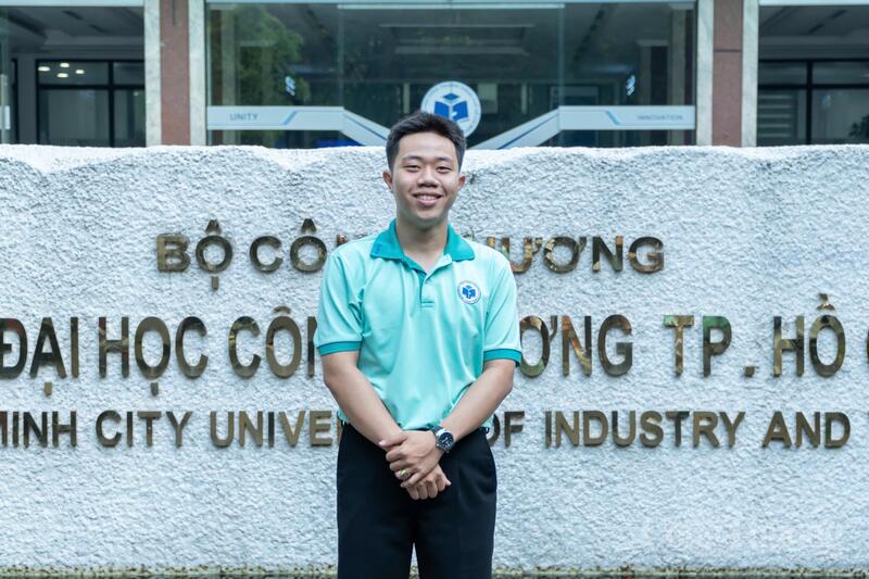 Đặng Nguyễn Quang Thiện - sinh viên năm 3 ngành Công nghệ sinh học - Trường Đại học Công Thương TP. Hồ Chí Minh.