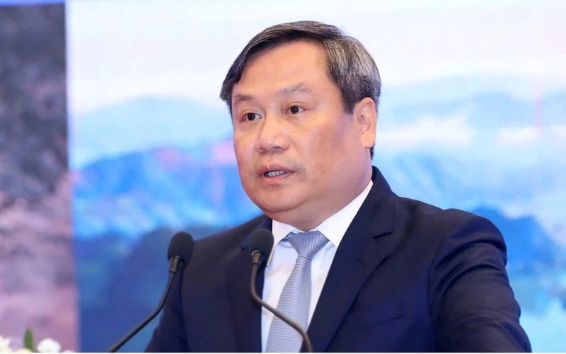 Ông Vũ Đại Thắng, Chủ tịch UBND TP. Hà Nội được giới thiệu ứng cử đại biểu HĐND TP. Hà Nội khóa XVII. Ảnh: Lê Tường