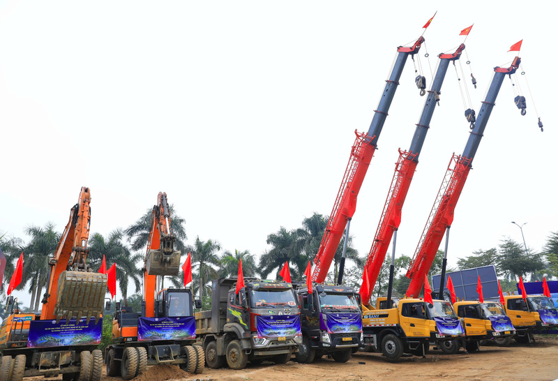 Việc khởi công Dự án Khu Công viên công nghệ số và hỗn hợp tại hai phường Tây Tựu và Phú Diễn được xem như đặt viên gạch đầu tiên cho một Thung lũng Silicon tại Việt Nam. Ảnh: Linh Phạm