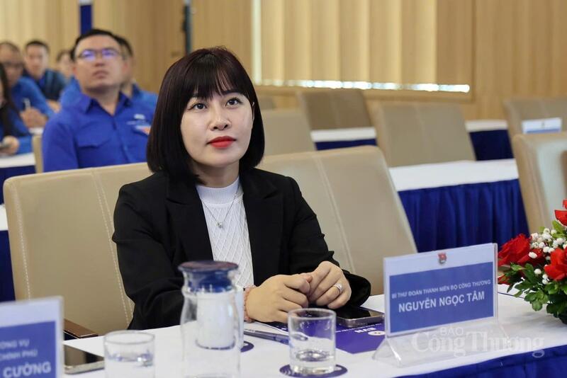 Đồng chí Nguyễn Ngọc Tâm, Bí thư Đoàn Thanh niên Bộ Công Thương, thành viên Hội đồng Ban Giám khảo. Ảnh: Quỳnh Trang