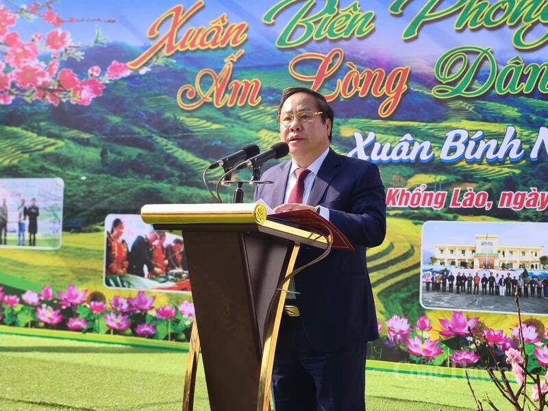 Phó Chủ tịch Thường trực UBND tỉnh Lai Châu Tống Thanh Hải.