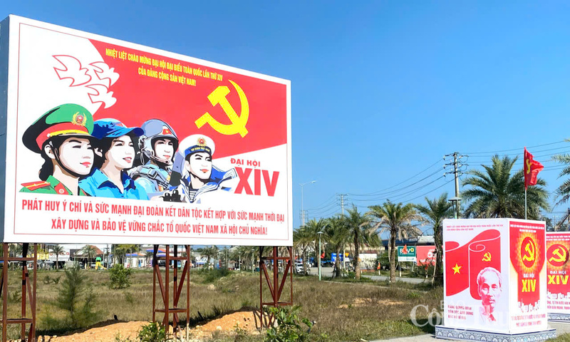 Chào mừng Đại hội XIV của Đảng không chỉ góp phần tạo không khí phấn khởi trong Nhân dân, mà còn thể hiện niềm tin, sự kỳ vọng của cán bộ, đảng viên và các tầng lớp Nhân dân thành phố Huế vào những quyết sách quan trọng của Đại hội.