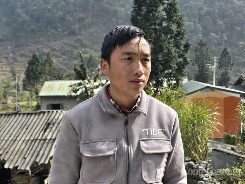 Anh Sùng Mí Nô - Trưởng Thôn Nhìa Lũng Phìn, xã Đồng Văn