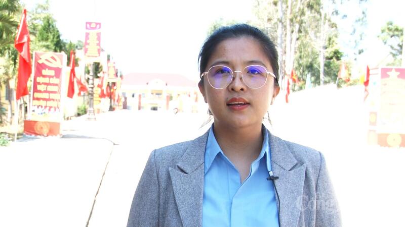 Bà Nguyễn Thị Ngọc Xoan, Trưởng Ban Xây dựng Đảng xã Ninh Gia. Ảnh: Lê Sơn