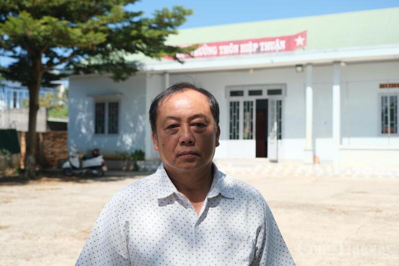 Ông Bùi Quang Doanh, Bí thư chi bộ kiêm Trưởng Ban công tác Mặt trận thôn Hiệp Thuận (xã Ninh Gia). Ảnh: Lê Sơn