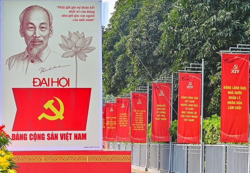 Đại hội XIV của Đảng được xác định là dấu mốc quan trọng với ý nghĩa hoạch định tầm nhìn, định hướng chiến lược cho giai đoạn phát triển mới của đất nước - Ảnh: Nam Nguyễn